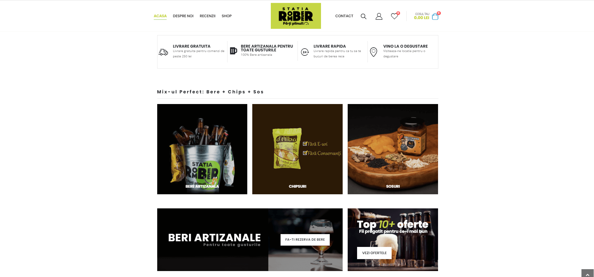 Design Site - Magazin online bere artizanala preview 2